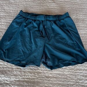lululemon athletica Men's Lined Athletic Shorts - Dark Teal